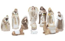 Chomik - Kpl. 11 Weihnachtsfiguren bis 31 cm aus Polyresin *2492
