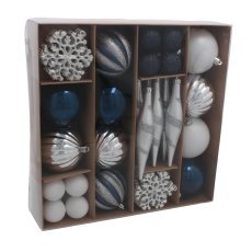 Chomik - Kpl. 50 Etagenbett blau / silber *3566
