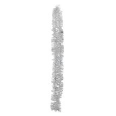 Chomik - Kpl. 60 Weihnachtsornamente silber / weiß *3719