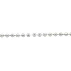 Chomik - Kpl. 60 Weihnachtsornamente silber / weiß *3719