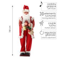 Nikolaus singend – tanzend 150 cm *5133
