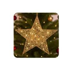 Chomik - Weihnachtsdekoration – LED-Stern 45 cm champagnergold *6239