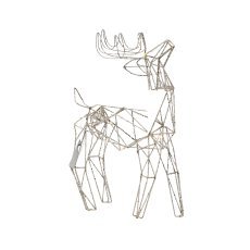 Chomik - Weihnachtsdekoration – LED-Rentier 44 cm geometrisch *6314