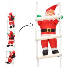 3 Weihnachtsmänner auf der Leiter - SAT6468