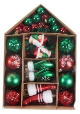 Set mit 66 Christbaumschmuckstücken - BIK7175