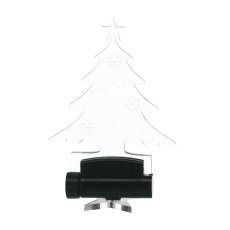 Chomik - Set aus 5 transparenten Lichtern mit Weihnachtsmotiv und Fernbedienung, 10,5 cm - LED9469