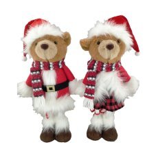 Weihnachtsbär mit verstellbaren Beinen 30–45 cm Junge / Mädchen *9667