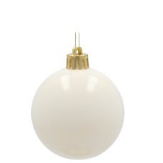 Chomik - Set mit 66 Weihnachtsornamenten, 6 cm, in Champagner-, Grau- und Weißtönen *0035