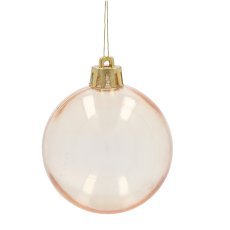 Chomik - Set mit 66 Weihnachtsornamenten, 6 cm, in Champagner-, Grau- und Weißtönen *0035