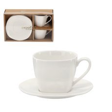2er-Set Tassen mit Untertassen, 250 ml *4153