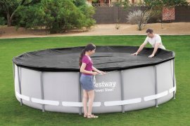 Chomik - Poolabdeckung mit Metallrahmen 4,27 m *1691 *4742