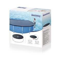 Chomik - Poolabdeckung mit Metallrahmen 4,27 m *1691 *4742