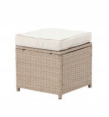 Chomik - Gartenset „Cesme“ Ecksofa + Tisch + 2 Hocker *3517*
