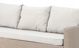 Chomik - Gartenset „Cesme“ Ecksofa + Tisch + 2 Hocker *3517*