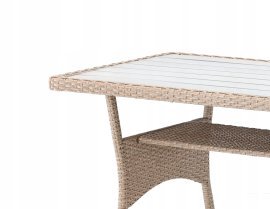 Chomik - Gartenset „Cesme“ Ecksofa + Tisch + 2 Hocker *3517*