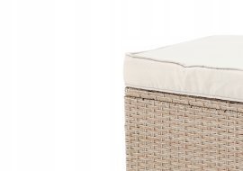 Chomik - Gartenset „Cesme“ Ecksofa + Tisch + 2 Hocker *3517*
