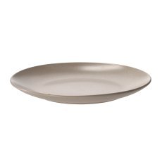 FLACHER TELLER „MODERN“ 26,5 CM CREME, Packung = 8 Stück *7964