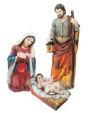 Set aus 3 beleuchteten Figuren – Heilige Familie 120 cm – RAI6295HF