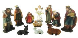Set aus 11 Weihnachtsfiguren, 5,5 cm – RAI4466