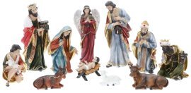 Set aus 11 Weihnachtsfiguren bis zu 53 cm – LIG1384