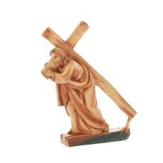 Figur Jesus mit Kreuz - REL6163