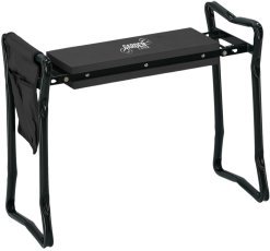Gartenhocker und Kniebank - schwarz - GWI4644
