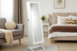 Schmuckschrank mit Spiegel Grand – Weiß – PHO5782