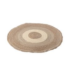 Runder Teppich aus Seegras 100 cm Boho - LIS6581
