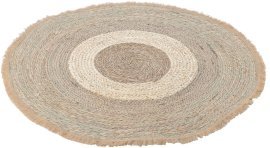 Runder Teppich aus Seegras 120 cm Boho - LIS6598