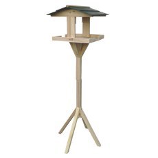 Holz-Vogelfutterhaus auf Ständer - EDA7915