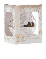 Weihnachtskugel aus Glas, 10 cm – OMI6129