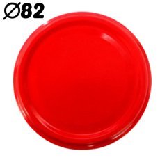 Deckel Ø 82 6Z (660 Stück) – rot – 1000P82C4