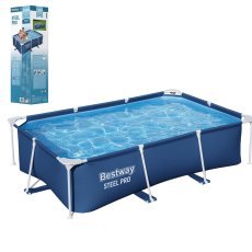 Pool mit Metallrahmen 259x170x61 cm – BES56403