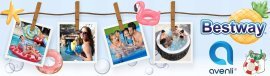 Chomik - Pool mit Metallrahmen 427x84 cm - BES56595