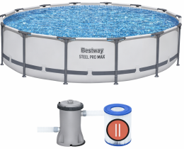 Chomik - Pool mit Metallrahmen 427x84 cm - BES56595