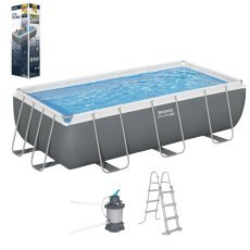 Pool mit Metallrahmen 4,04x2,01x1 m - BES56442