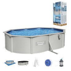 Pool mit Metallrahmen 5 × 3,60 × 1,20 m – BES56586