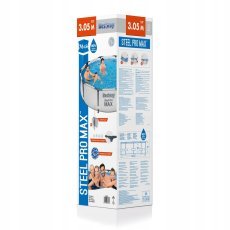Chomik - Bestway Steel Pro MAX Pool mit Metallrahmen 305×76 cm - BES56406