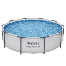 Chomik - Bestway Steel Pro MAX Pool mit Metallrahmen 305×76 cm - BES56406