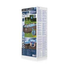 Chomik - Ovaler Pool mit Metallrahmen 4,27×2,5×1 m - BES56714