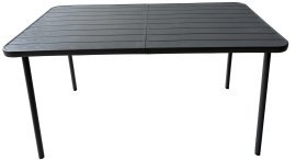 Rechteckiger Gartentisch – Dunkelgrau – NEO6638