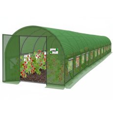 Gartengewächshaus mit 12 Segmenten und Scharniertür - TUN5115