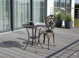Gartentisch aus Aluminium Danbury - ATO4041