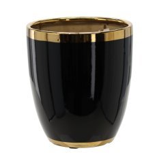 Keramischer Zierübertopf für Blumentöpfe - ELI0350