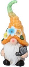 Gartenfigur – Zwerg Junge/Mädchen mit LED, 2er-Set – GOT7737