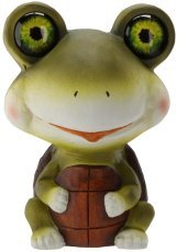 Gartenfigur – Schildkröte mit LED – TOG0210