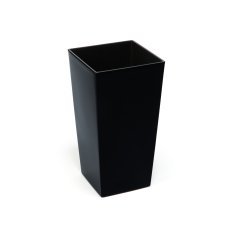 Blumentopf Finezja 19x19 cm mit Einsatz – Schwarz - LAM45327
