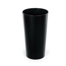 Blumentopf Lilia 30 cm mit Einsatz – schwarz - LAM45464
