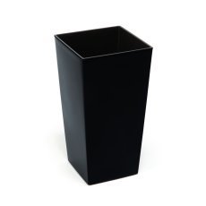 Blumentopf Finezja 30x30 cm mit Einsatz – schwarz - LAM45471