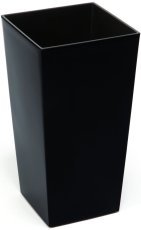Blumentopf Finezja 30x30 cm mit Einsatz – schwarz - LAM45471